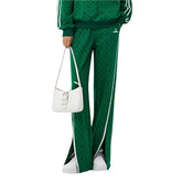 Casual Contrasted Color Wide Leg Pant